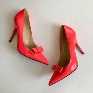 Kate Spade Pink Bow Heels